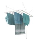 Ver imagem 2 de Varal De Teto Sekafácil Pintura Eletrostática Alumínio Grande – 60X140 Cm