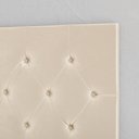Ver imagem 3 de Cabeceira Suspensa Painel Cama Box Casal 1,60 Queen Paris com Capitonê - Areia Suede - RPM Móveis