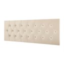 Ver imagem 1 de Cabeceira Suspensa Painel Cama Box Casal 1,60 Queen Paris com Capitonê - Areia Suede - RPM Móveis
