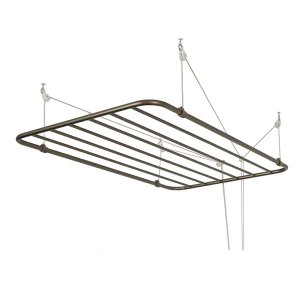 Varal De Teto Sekafácil Anodização Champagne Pequeno – 60X100 Cm