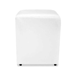 Puf Pufe Puff Pufes Pufs Dado Bel Decorativo Quadrado Corano Branco Sala de Estar Recepção Quarto - 3