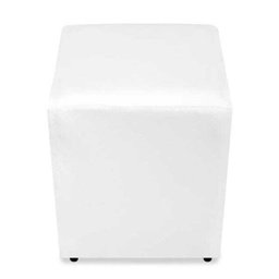 Puf Pufe Puff Pufes Pufs Dado Bel Decorativo Quadrado Corano Branco Sala de Estar Recepção Quarto - 2