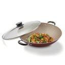 Ver imagem 2 de Panela Wok Alumínio com Tampa de Vidro Paris Tramontina 4,5L