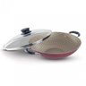 Panela Wok Alumínio com Tampa de Vidro Paris Tramontina 4,5L - 3