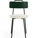 Ver imagem 6 de Kit 08 Cadeiras Decorativa Estofada Sala De Jantar Barcelona L02 Facto Verde Musgo Linho Cru - Lyam