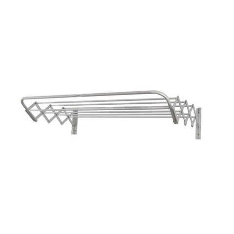 Varal De Parede Sanfonado Sekafácil Anodização Fosco Médio – 21X60X82 Cm