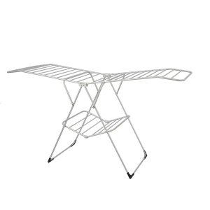 Varal De Chão Asa Delta Sekafácil Anodização Fosco Grande – 110X60X203 Cm