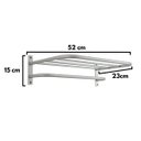 Ver imagem 5 de Porta - Toalha Sekafácil Anodização Fosco Compacto - 15X23X52 Cm