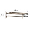 Ver imagem 5 de Porta - Toalha Sekafácil Anodização Champagne Grande – 15X31X62 Cm