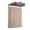 Ver imagem 2 de Porta - Toalha Sekafácil Anodização Champagne Médio - 15X31X52 Cm