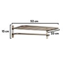 Ver imagem 5 de Porta - Toalha Sekafácil Anodização Champagne Compacto - 15X23X52 Cm
