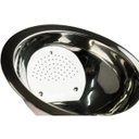 Ver imagem 3 de Escorredor de Arroz Inox Preto 25cm - Inox e Preto