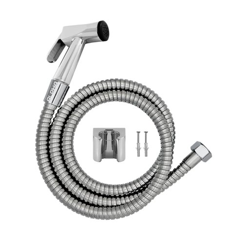 Ducha Higiênica Metal Gatilho Mangueira 1,80 Mt sem Registro