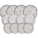 Ver imagem 1 de Jogo de Pratos 12 Peças Tramontina Floralis em Porcelana