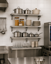 Ver imagem 2 de Kit 4 Prateleiras Inox de Parede 100x20cm Aço Inox Escovado