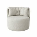 Ver mais imagens de Poltrona Giratória Estofada Design Orgânico Lizzy Espresso Móveis