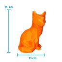 Ver imagem 5 de Raposa Decorativa - 15 Cm De Altura - Toque 3D:Laranja