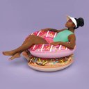 Ver imagem 2 de Boia Donut - Rosa