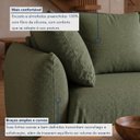 Ver imagem 5 de Sofá Cama Modular Orgânico Retrátil 4 Lugares com Almofadas 280cm Malibu