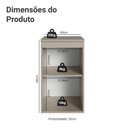 Ver imagem 3 de Balcão de Cozinha 40cm 1 Porta Suspenso Nice Madesa
