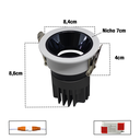 Ver imagem 2 de Spot Led Regulável Embutido Anti-reflexo Cob 13w 3000k