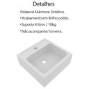 Ver imagem 5 de Conjunto para Banheiro Gabinete com Cuba e Espelheira Preto Bn3630x41x42 Tecno Mobili Preto
