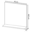 Ver imagem 7 de Conjunto para Banheiro Gabinete com Cuba e Espelheira Preto Bn3630x41x42 Tecno Mobili Preto