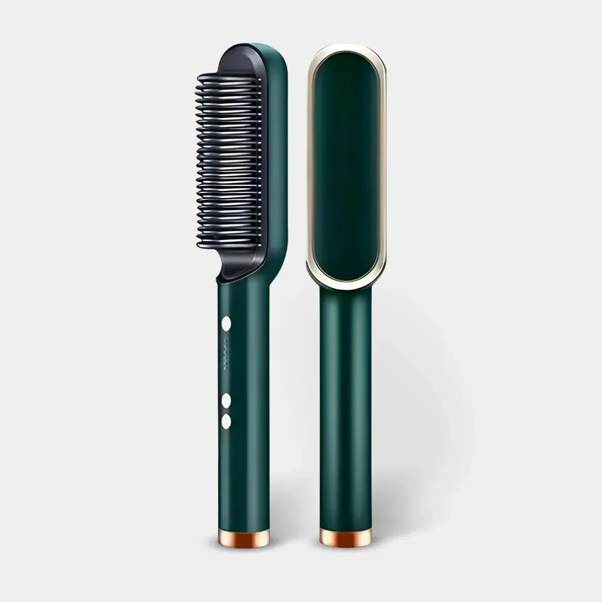 Ver imagem 1 de Escova Pente Alisadora de Cabelo Profissional Verde