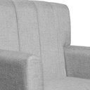 Ver imagem 5 de Kit 2 Poltronas Decorativa para Sala Recepção Cecília Linho Cinza - Lm Decor