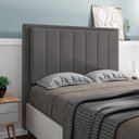 Ver imagem 2 de Cabeceira Opala Para Cama Box Queen 160 cm Suede Grafite - D’Rossi