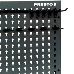Painel para Ferramentas Em Aço 37,5x57,5cm com 24 Ganchos Plásticos Presto - 2