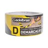 1 Fita Pvc Demarcação Solo Amarela Preta 4,8cm 14m Adelbras - 3