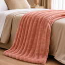 Ver imagem 6 de Boston Cobertor Canelado Alta Gramatura 400g Premium 1,80 x 2,20 Rosa