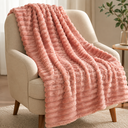 Ver imagem 5 de Boston Cobertor Canelado Alta Gramatura 400g Premium 1,80 x 2,20 Rosa