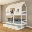 Ver imagem 1 de Treliche Casinha Encantada Madeira Maciça Branco Housin