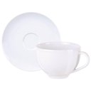 Ver imagem 1 de Conjunto Xícara e Pires de Chá 250ml Porcelana Tramontina Maria Augusta Branco Mesa Posta