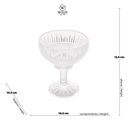 Ver imagem 2 de Conjunto 6 Taças de Sobremesa de Cristal Queen 260ml - Wolff