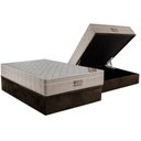Ver imagem 1 de Cama Box Baú Casal: Colchão Molas Masterpocket Ensacadas Ortobom Conjunto Box Baú - Ortobom Fort