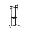 Ver imagem 3 de Pedestal Plus Suporte de Chão com Bandeja e Ajuste de Altura para Tv de Ate 75 Pol Digodigodigo Pede