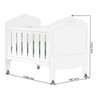 Berço Mini Cama Acetinado Provence New Móveis Planet Baby - 6