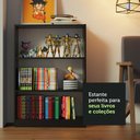 Ver mais imagens de Kit Estante Livreiro 6908 e Estante Livreiro 6907 Preto