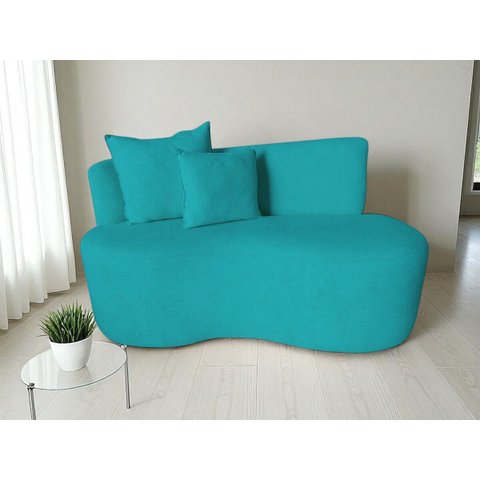 Namoradeira Yara 120cm em Bouclé com 2 Almofadas ? Conforto, Estilo e Elegância para Decorar Seu Amb