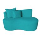 Ver imagem 5 de Namoradeira Yara 120cm em Bouclé com 2 Almofadas ? Conforto, Estilo e Elegância para Decorar Seu Amb