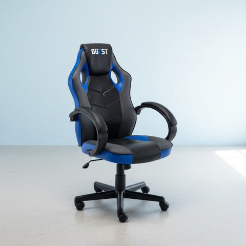 Cadeira Gamer Giratória Estofada Quest Fratini
