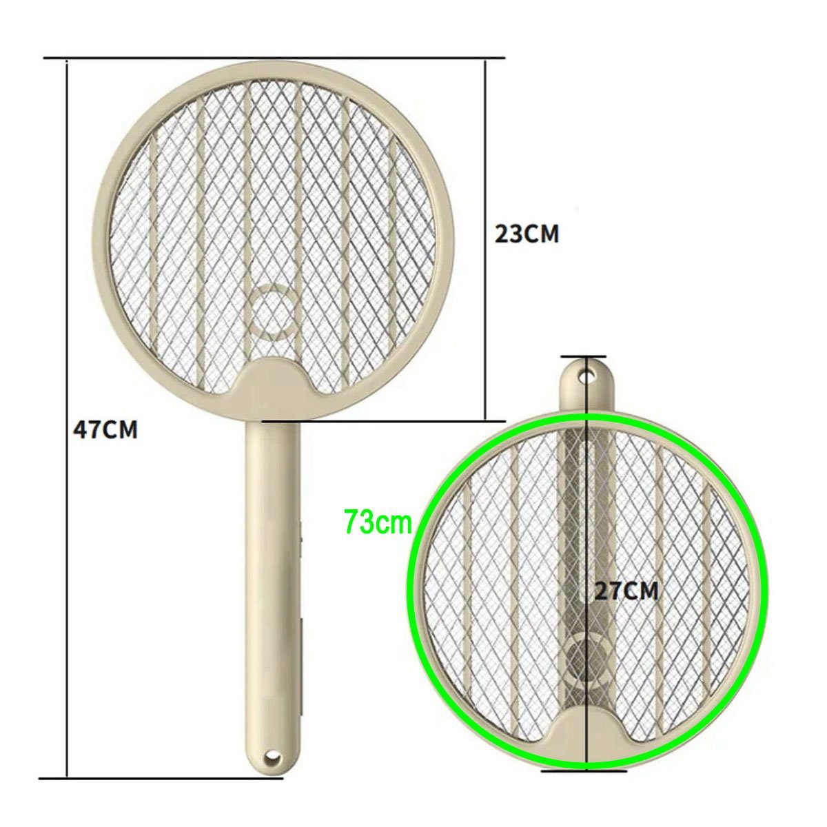 Raquete Eletrica Mata Mosquito 4 em 1 Luz UV Mosca Inseto Pernilongo Automatico Repelente Armadilha  - 8