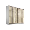 Ver imagem 2 de Guarda Roupa Casal Linea 6PTAS 8GAVS Neve N. Horizonte