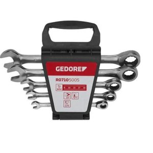 Jogo Chave Combinada Catraca 8-19mm 5 Peças Gedore Red