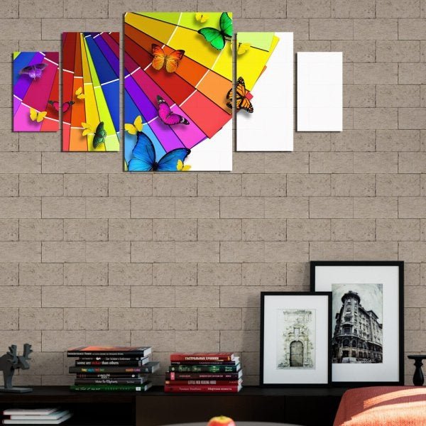 Quadro Decorativo Borboleta 7 em MDF 28x60cm - Laminina - 1