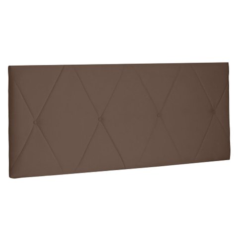 Cabeceira Painel Queen 1,60m Aquilla Suede Caramelo - Pallazio