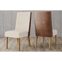Ver imagem 1 de Kit 2 Cadeiras Sala Jantar Anne 2 Un Nature/Courano/Linho - Henn